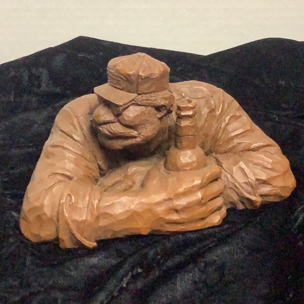 Red Mill beer man statue